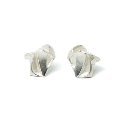 Lapponia Nastassia Sterling Silver Stud Earrings by Björn Weckström