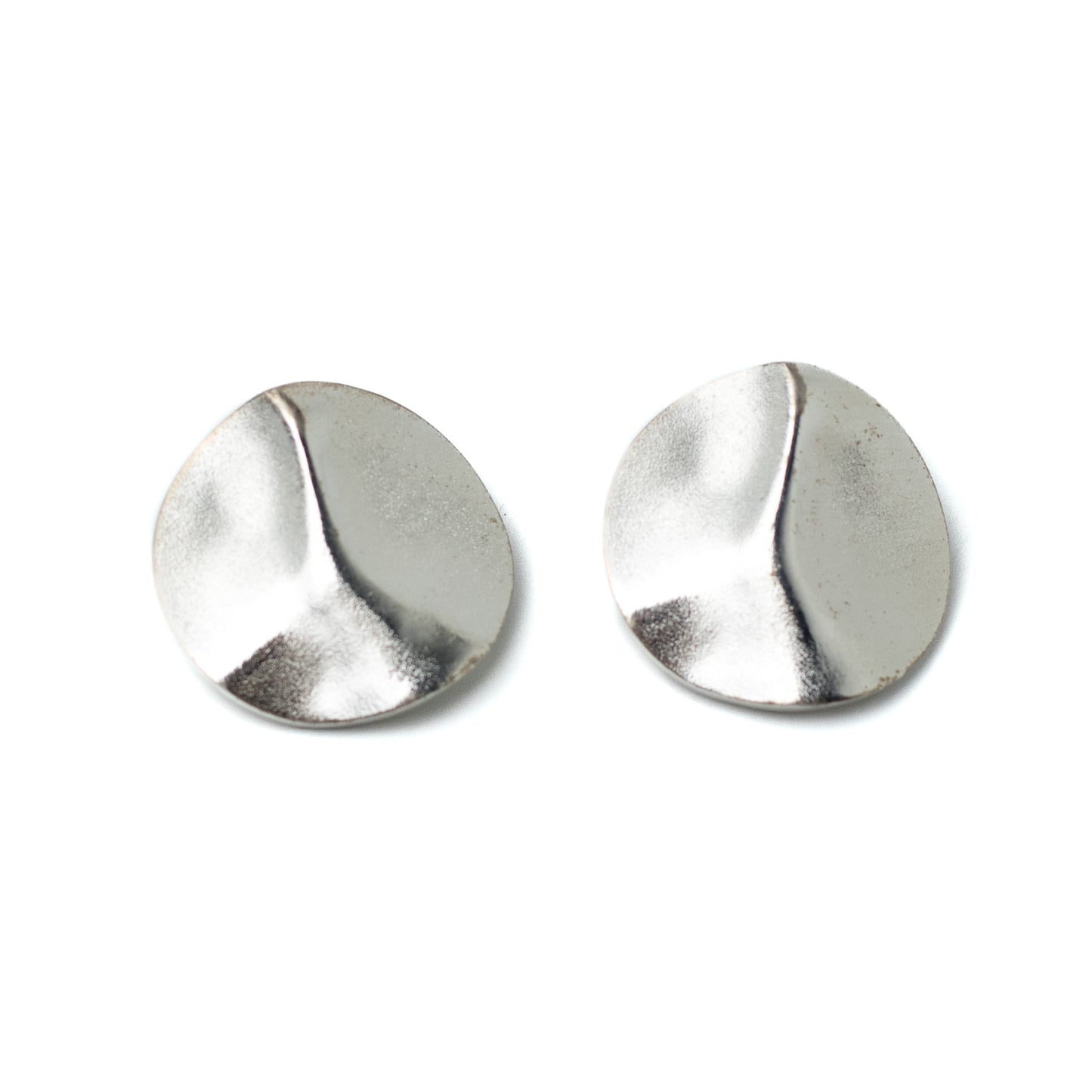 Lapponia “Savannah” Vintage Sterling Silver Clip-On Earrings by Björn Weckström