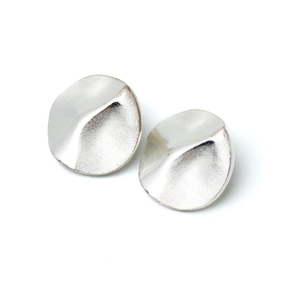 Lapponia “Savannah” Vintage Sterling Silver Clip-On Earrings by Björn Weckström