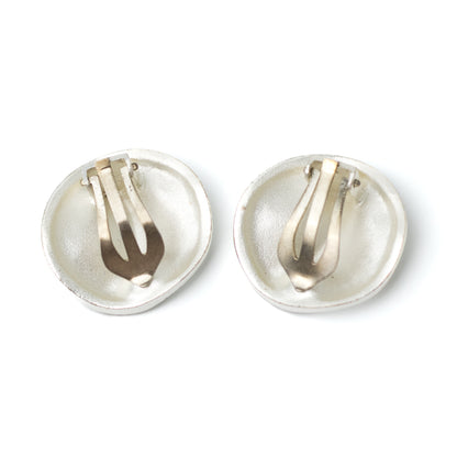 Lapponia “Savannah” Vintage Sterling Silver Clip-On Earrings by Björn Weckström