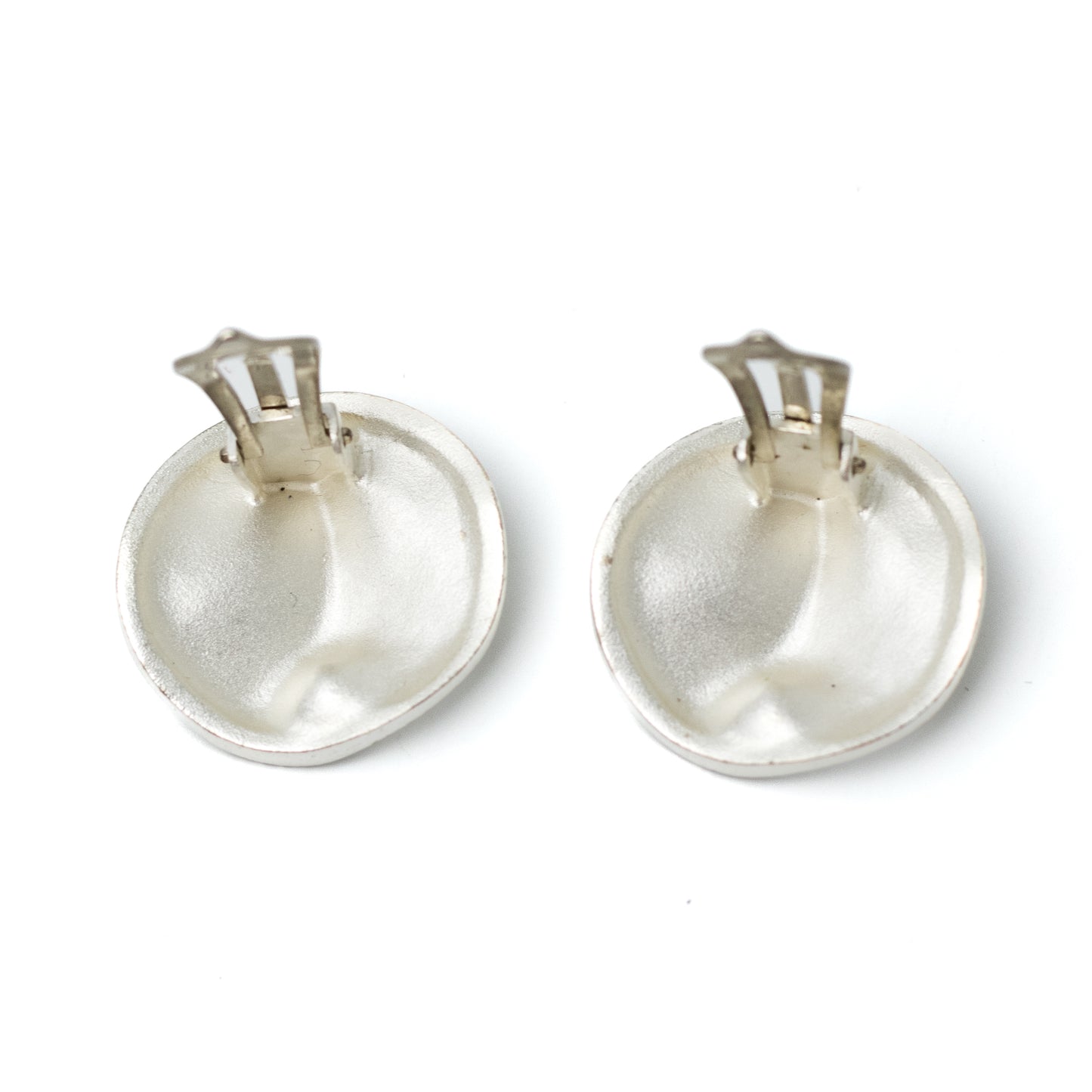 Lapponia “Savannah” Vintage Sterling Silver Clip-On Earrings by Björn Weckström