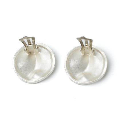 Lapponia “Savannah” Vintage Sterling Silver Clip-On Earrings by Björn Weckström