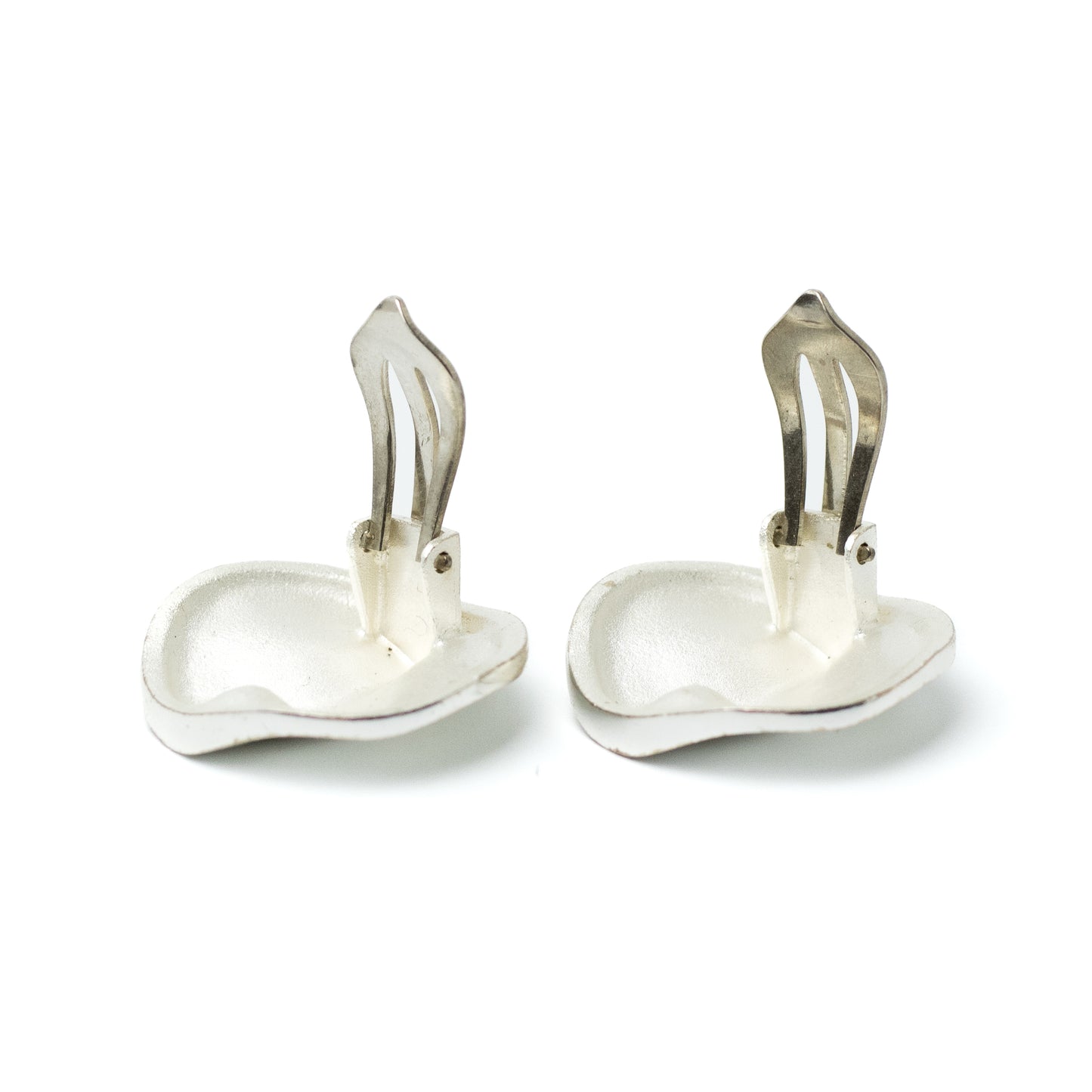 Lapponia “Savannah” Vintage Sterling Silver Clip-On Earrings by Björn Weckström
