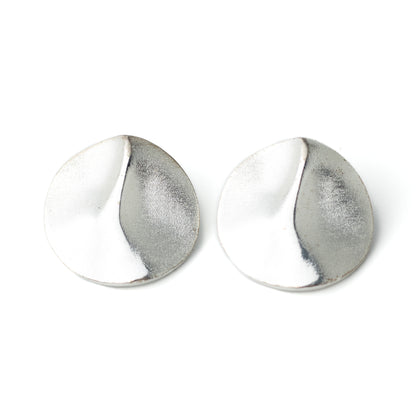Lapponia “Savannah” Vintage Sterling Silver Clip-On Earrings by Björn Weckström
