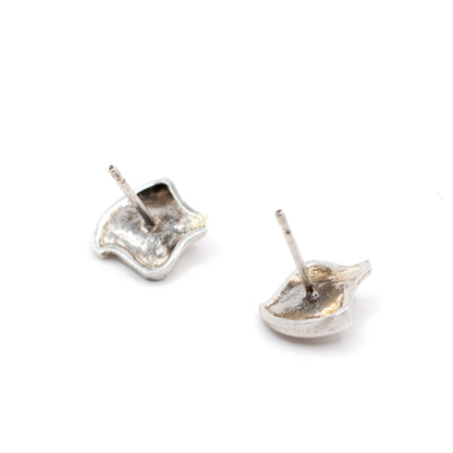 Lapponia Fylgia Vintage Sterling Silver Stud Earrings By Björn Weckström
