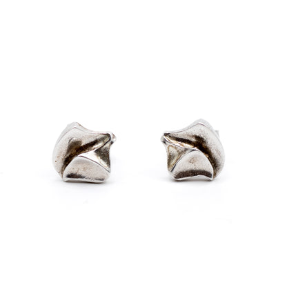 Lapponia Fylgia Vintage Sterling Silver Stud Earrings By Björn Weckström