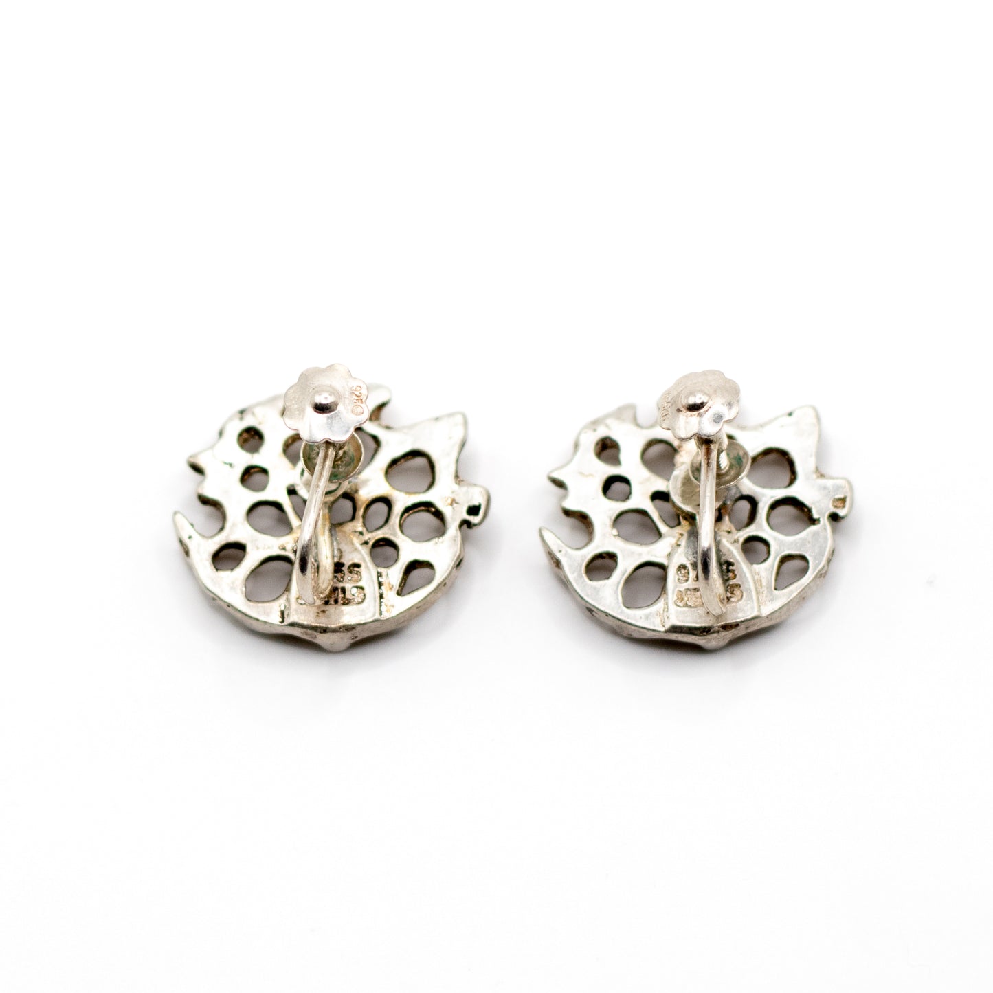 Juhls Tundra Bio Vintage Clip-On Ohrringe aus Sterlingsilber