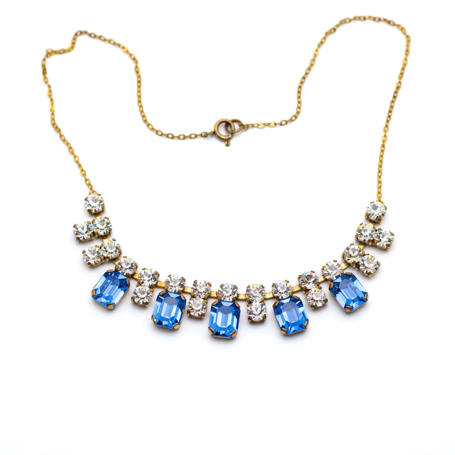 Schoffel & Co. Austrian Crystal Vintage Necklace
