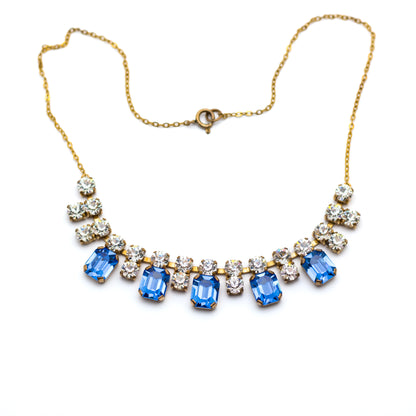Schoffel & Co. Austrian Crystal Vintage Necklace
