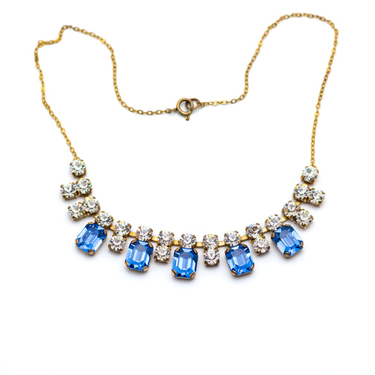 Schoffel & Co. Austrian Crystal Vintage Necklace