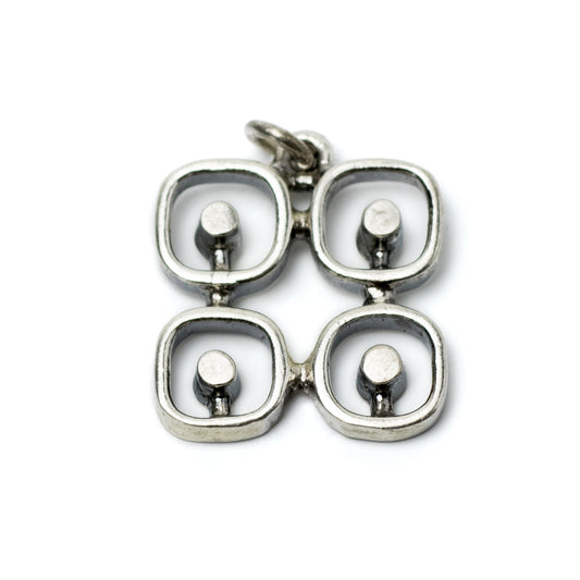 Finnish Silver Abstract Pendant by Jorma Laine for Kultateollisuus Ky