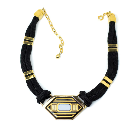 Michaela Frey Art Deco Style Vintage Choker Necklace