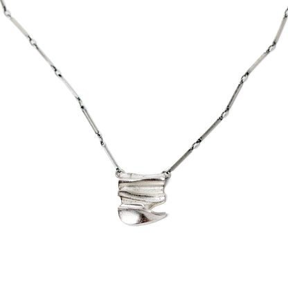 Lapponia Cumulus Sterling Silver Pendant Necklace by Björn Weckström 1987