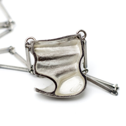 Lapponia Cumulus Sterling Silver Pendant Necklace by Björn Weckström 1987
