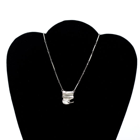 Lapponia Cumulus Sterling Silver Pendant Necklace by Björn Weckström 1987