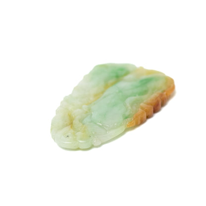 Vintage Carved Natural Jadeite Jade Pendant