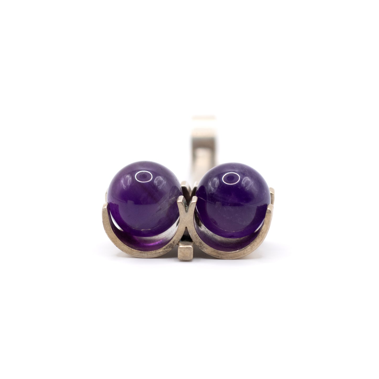 Elis Kauppi Kupittaan Kulta Vintage-Silber-Amethyst-Anhänger