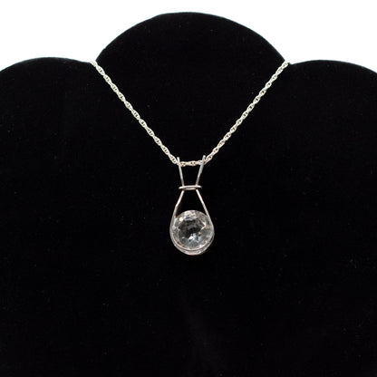 Bergkristall Vintage Finnische Silber Anhänger Halskette Von Kultaseppä Salovaara