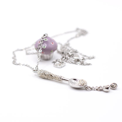Swarovski Disney Alice im Wunderland Vintage Kristallkette