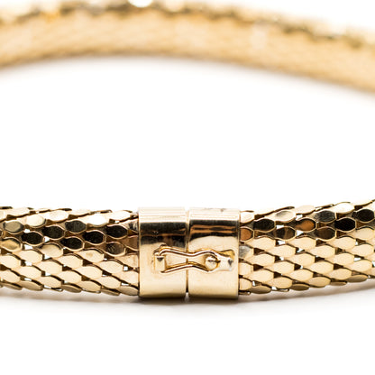 Cascio Bijoux Omega Choker Necklace In Vintage Gold Tone