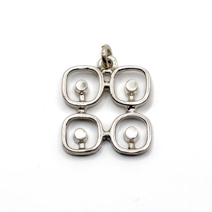 Finnish Silver Abstract Pendant by Jorma Laine for Kultateollisuus Ky