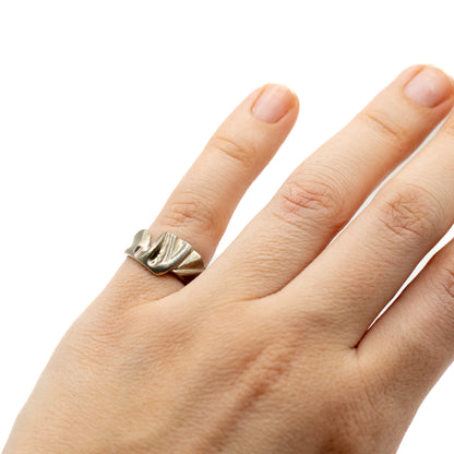 Lapponia Vintage Silver Ring By Björn Weckström