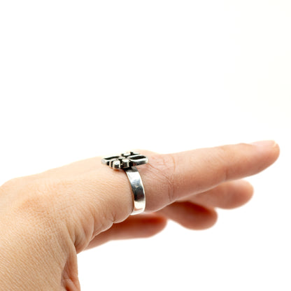 Jorma Laine Vintage Finnish Silver Modernist Ring
