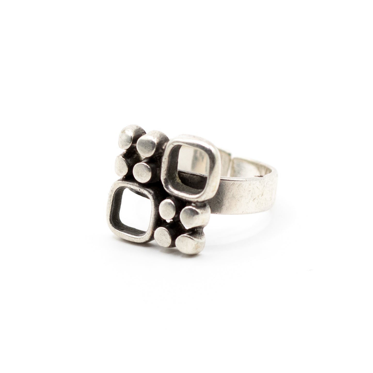 Jorma Laine Vintage Finnish Silver Modernist Ring