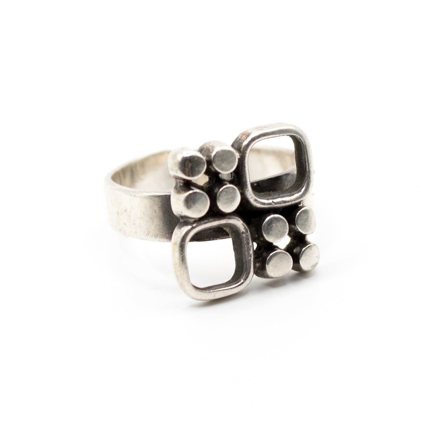 Jorma Laine Vintage Finnish Silver Modernist Ring