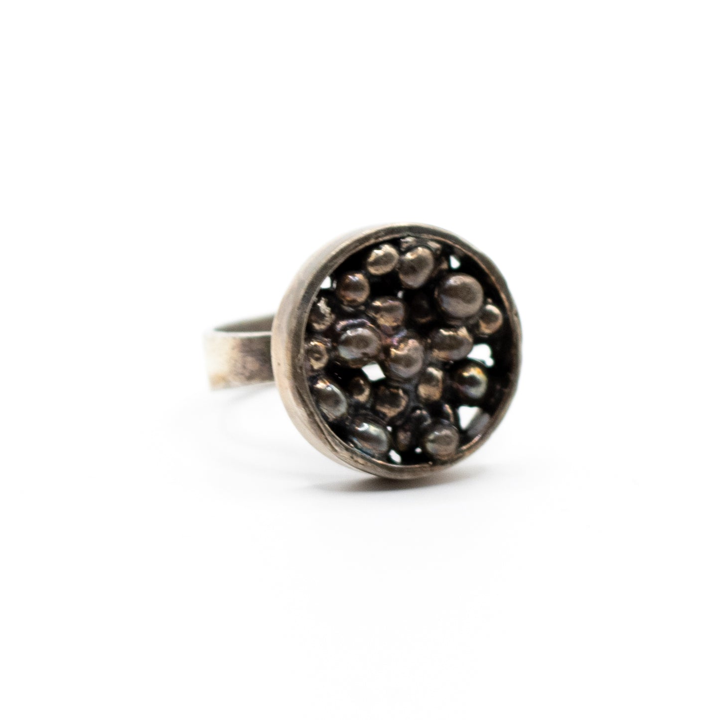 Niels Erik From Vintage Modernist Brutalist Sterling Silver Ring