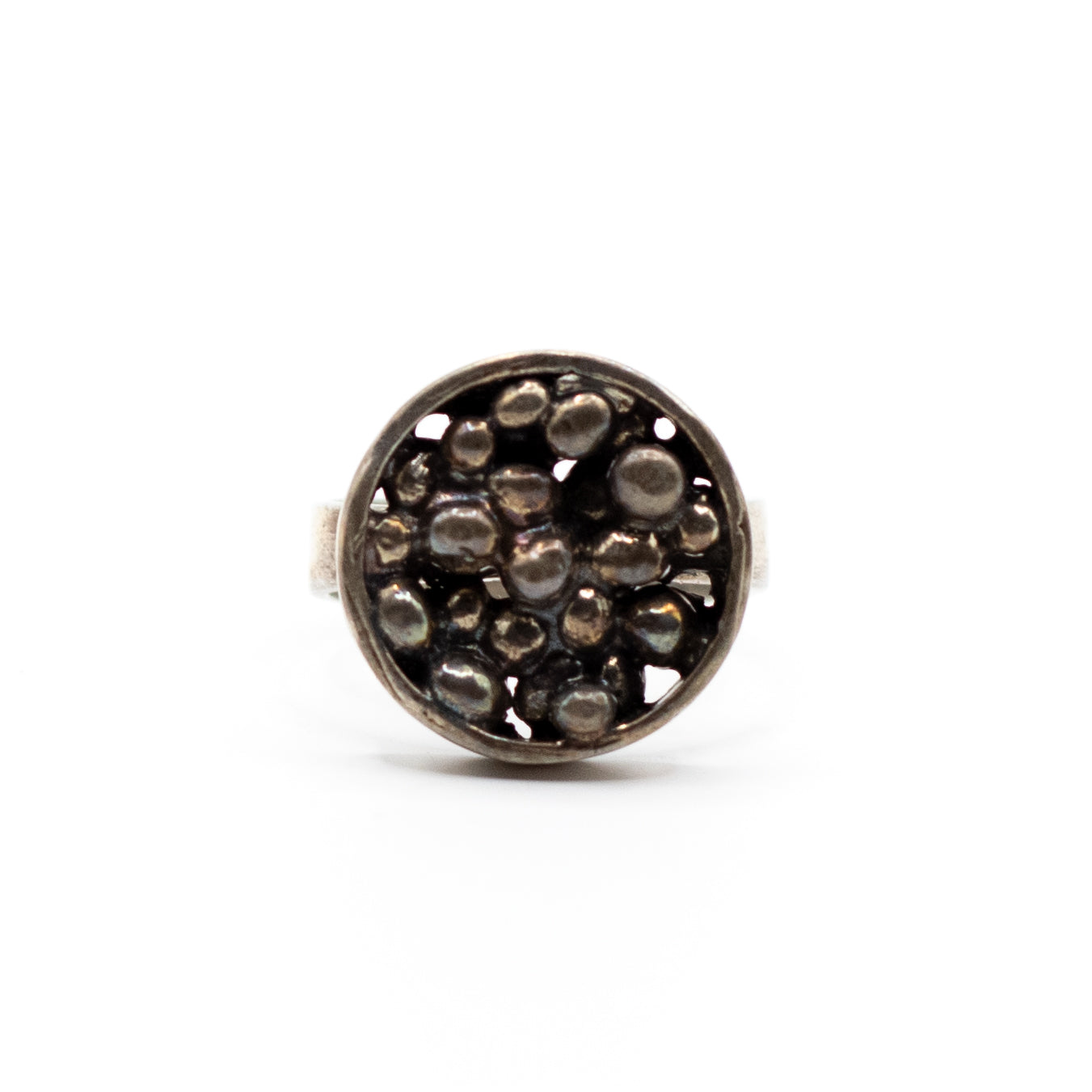 Niels Erik From Vintage Modernist Brutalist Sterling Silver Ring