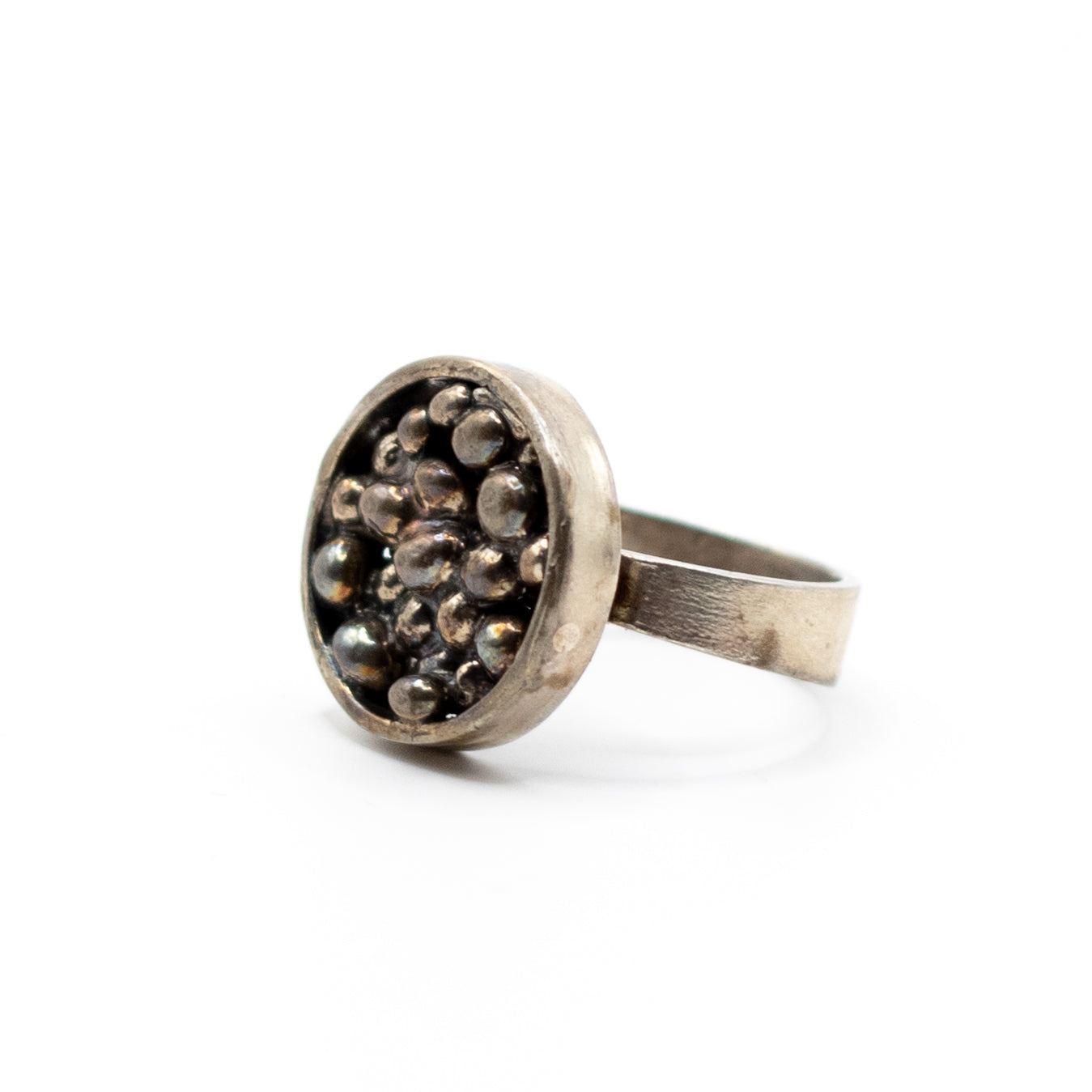 Niels Erik From Vintage Modernist Brutalist Sterling Silver Ring