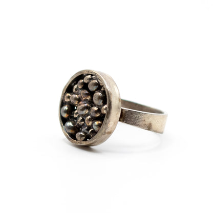 Niels Erik From Vintage Modernist Brutalist Sterling Silver Ring