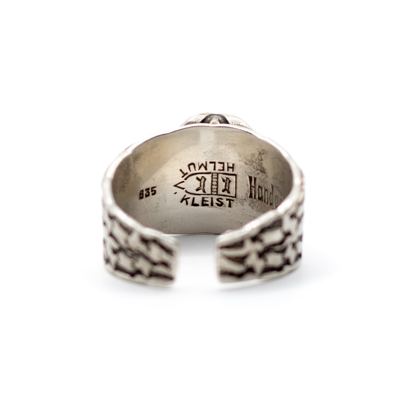 Helmut Von Kleist Vintage Brutalist Silver Rodonite Ring