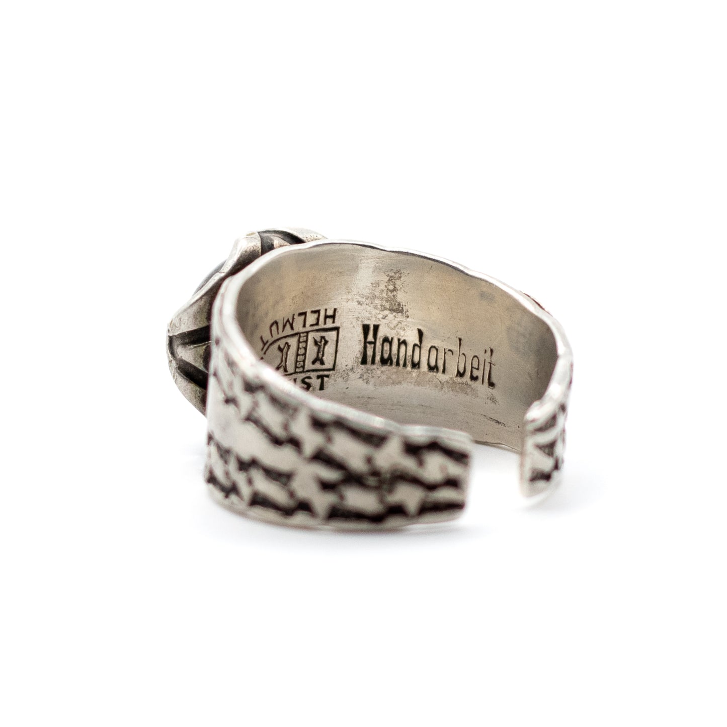 Helmut Von Kleist Vintage Brutalist Silver Rodonite Ring
