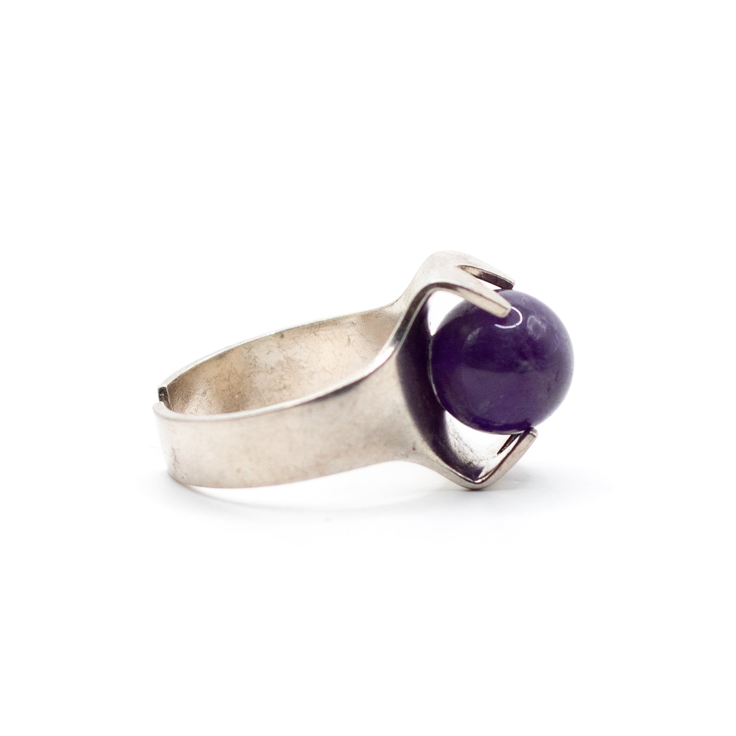 Kultaseppa Salovaara Vintage Sterling Silver Amethyst Ring