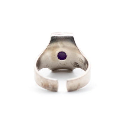 Kultaseppa Salovaara Vintage Sterling Silver Amethyst Ring
