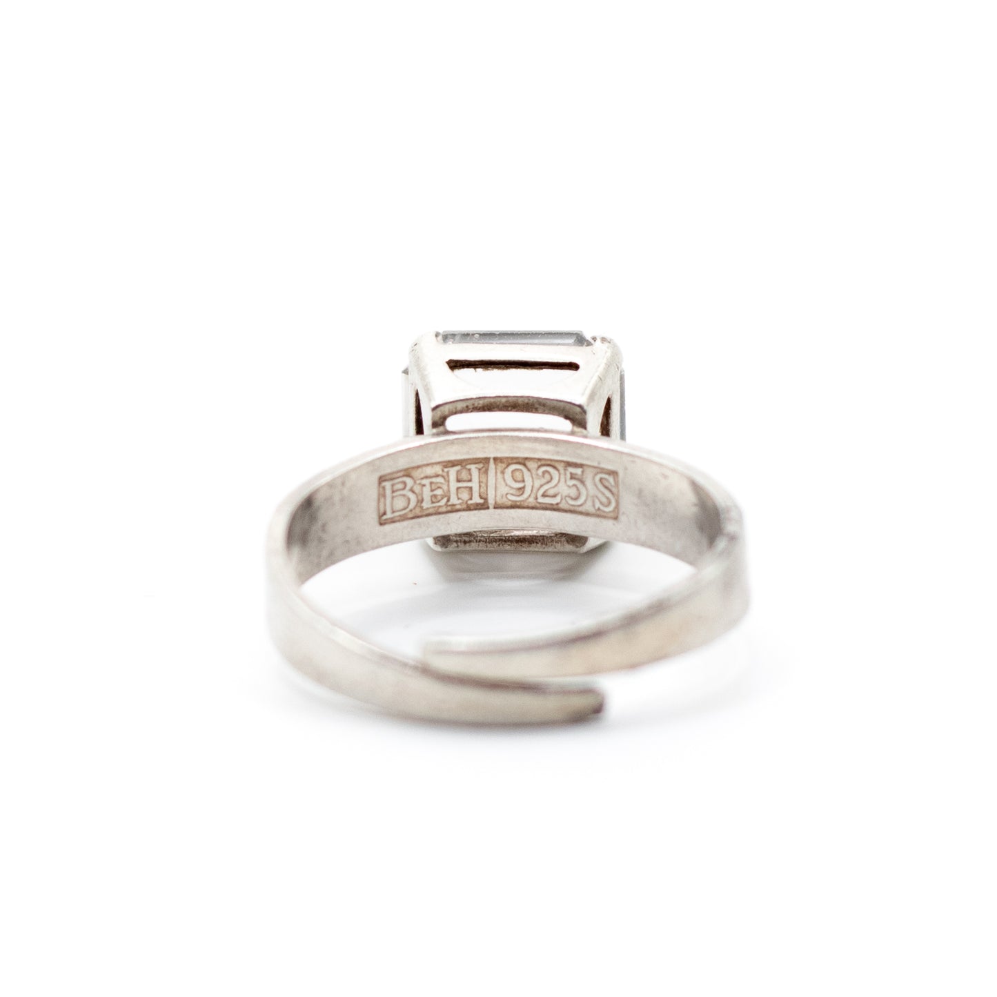 Bengt Hallberg Vintage Sterling Silver Rock Crystal Ring