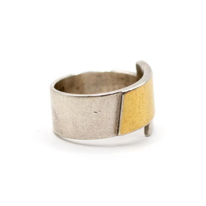 Vintage Sparks Ring aus Sterlingsilber und Gold