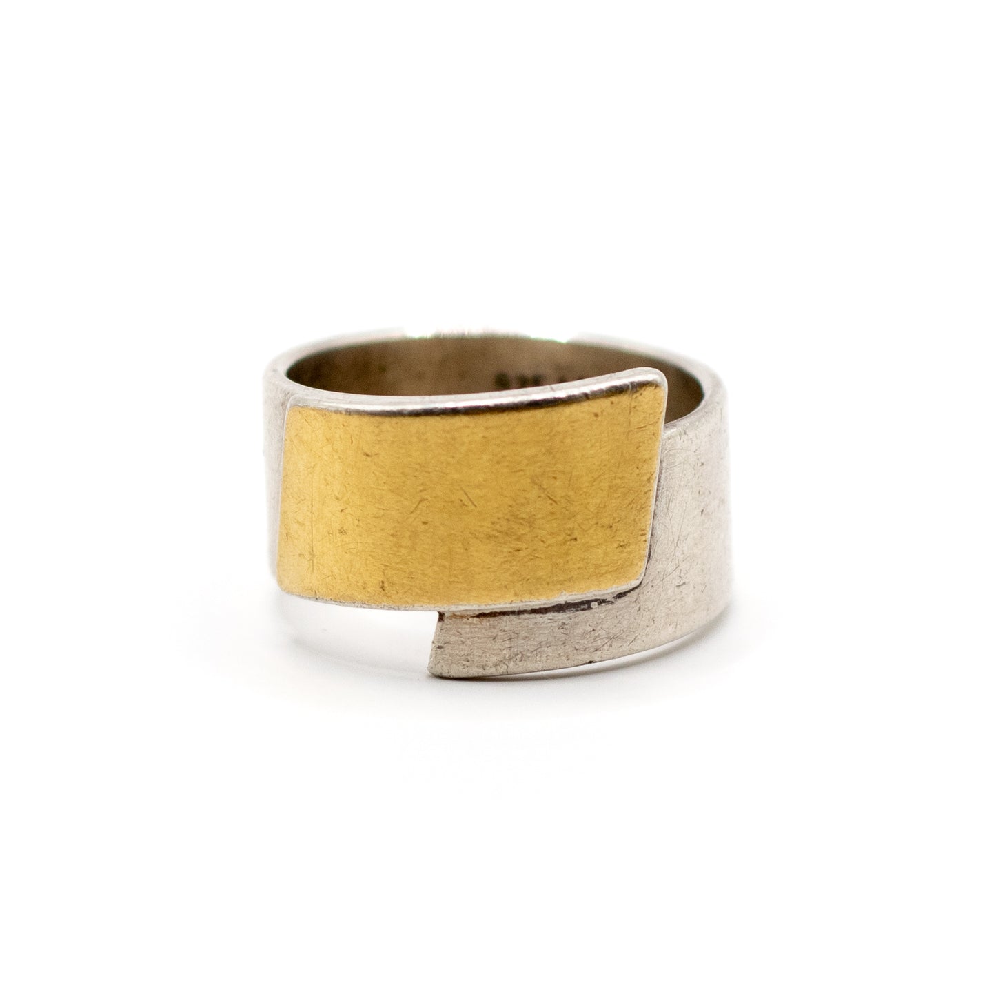 Vintage Sparks Ring aus Sterlingsilber und Gold