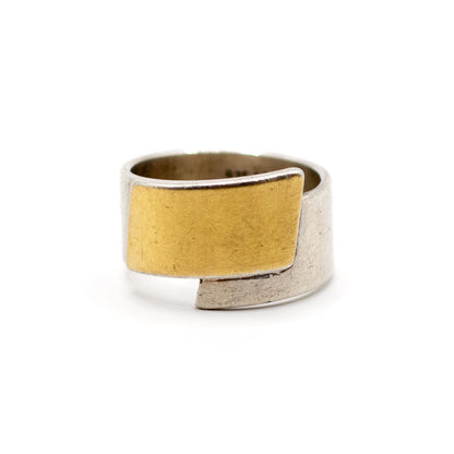 Vintage Sparks Ring aus Sterlingsilber und Gold