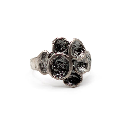 Salovaara Finnischer Silber Vintage Bio-Ring 1969