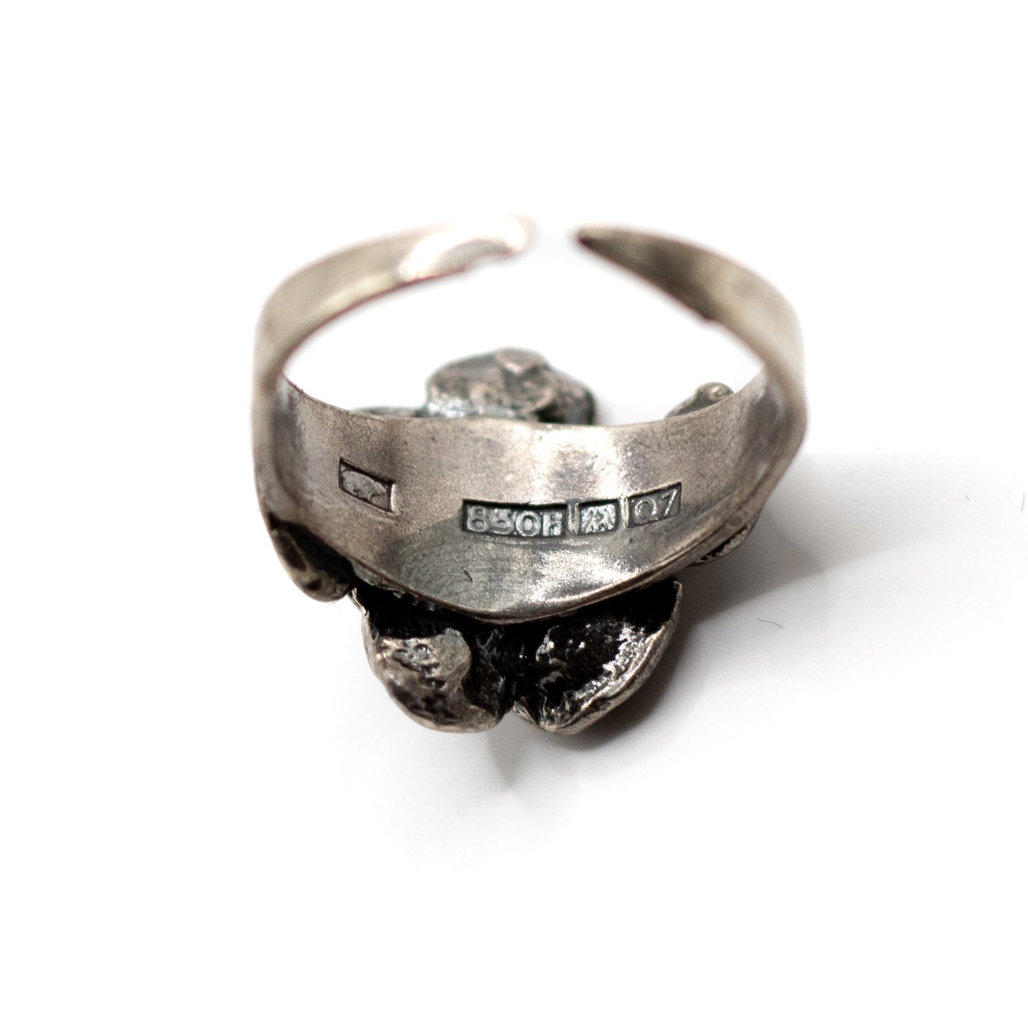 Salovaara Finnischer Silber Vintage Bio-Ring 1969