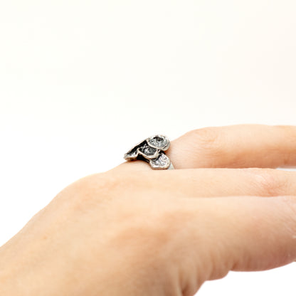 Salovaara Finnischer Silber Vintage Bio-Ring 1969