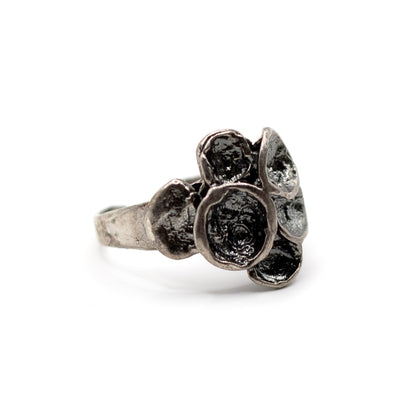 Salovaara Finnischer Silber Vintage Bio-Ring 1969