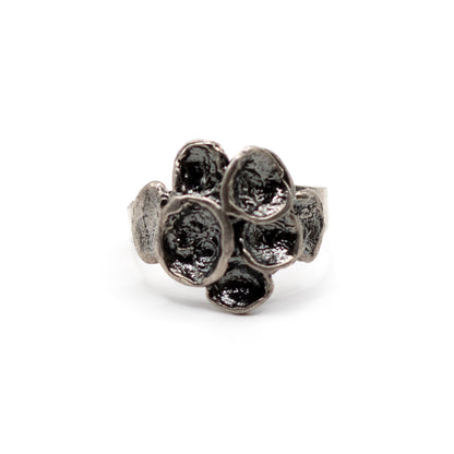 Salovaara Finnischer Silber Vintage Bio-Ring 1969