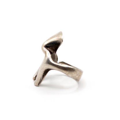 Matti J. Hyvärinen Sterling Silver Vintage Brutalist Ring