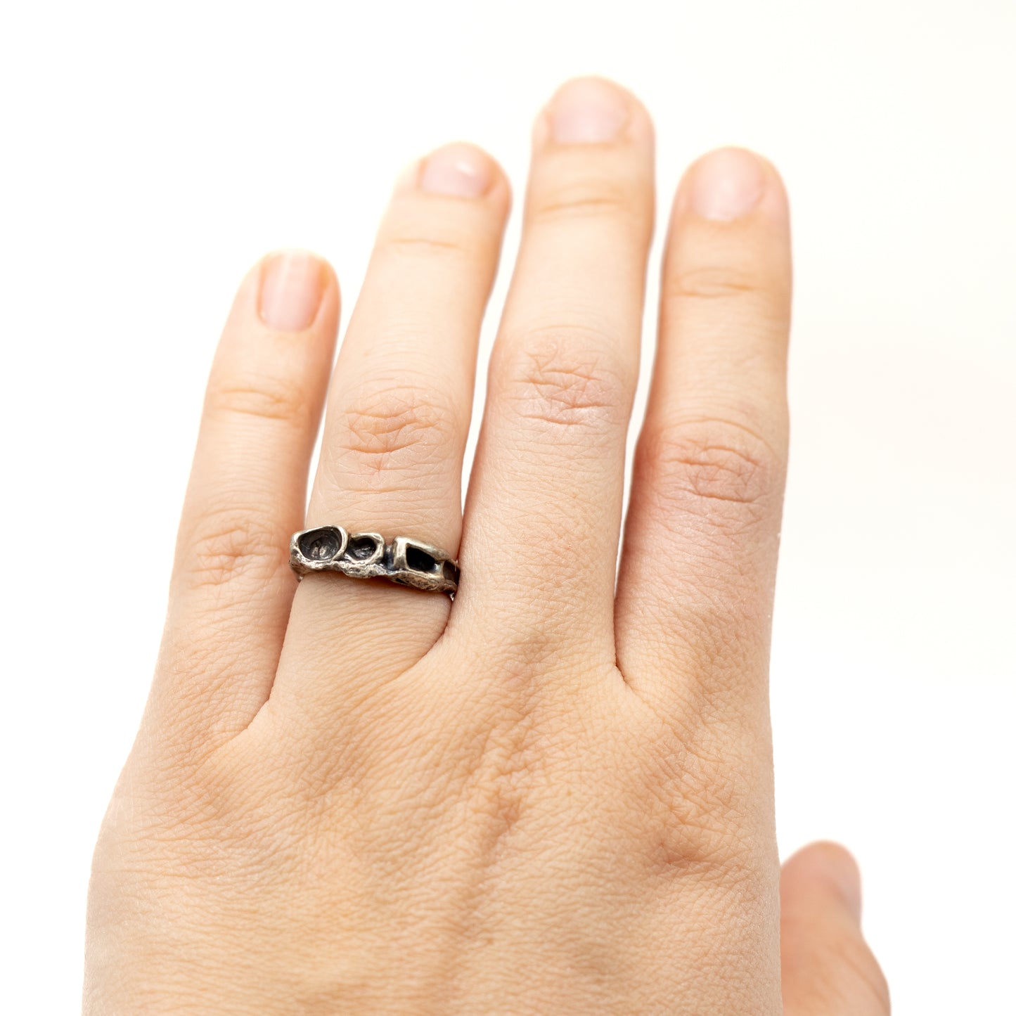 Monika & Burkhard OLY Vintage Silberring zum Stapeln