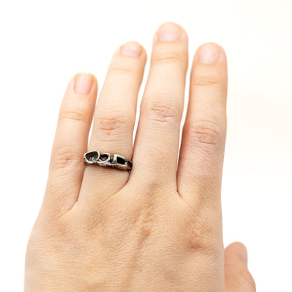 Monika & Burkhard OLY Vintage Silberring zum Stapeln