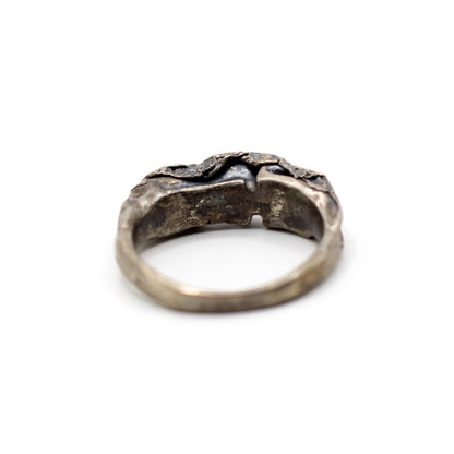 Monika & Burkhard OLY Vintage Silberring zum Stapeln